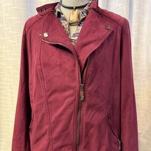 NWOT Chico’s suede jacket